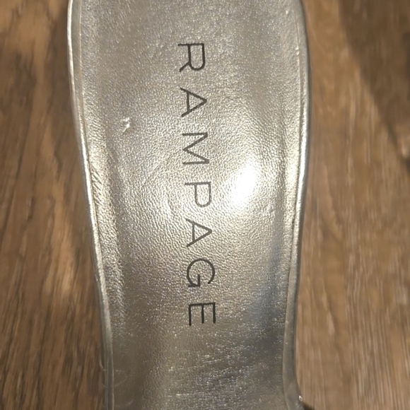 RAMPAGE GREY DRESS HEEL SHOES - Picture 4 of 5